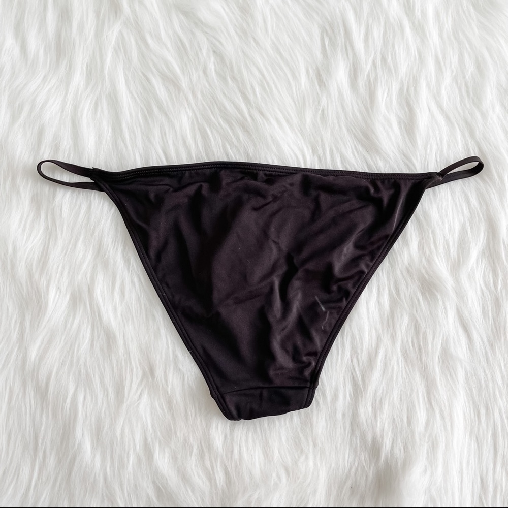 NWT [out from under] black slinky bikini bottom - Picture 4 of 4